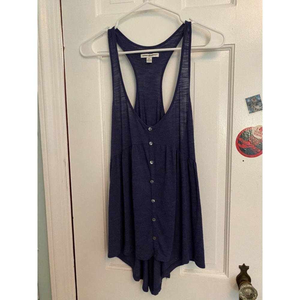 Blue tank top
